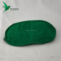 Masque pour les yeux jetable rouge écologique, doux et confortable, 100% polyester, pour les voyages en avion, accessoires de sommeil, cadeau promotionnel