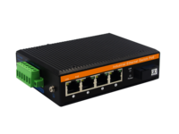 Commutateur Ethernet industriel 1x 100 Mbps SFP Fibre 4x 10/100 Mbps Ports RJ45 Commutateur réseau non géré