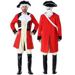 Costume da Reale Britannico per Adulti, Travestimento di Halloween, Uniforme della Guerra Rivoluzionaria, Abbigliamento Coloniale, Costume da George Washington per Uomo - Product Image 3