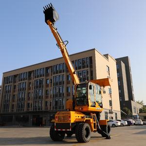 JG100CW pemuat Backhoe 10 ton, pengangkut Backhoe dua fungsi untuk Konstruksi Perkotaan/ekskavator/muatan - Product Image 3