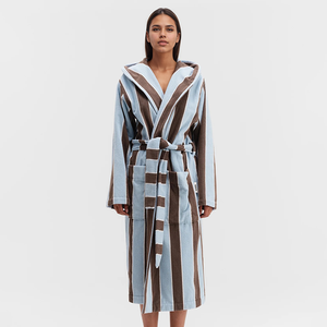 <span class=keywords><strong>Accappatoio</strong></span> personalizzato da <span class=keywords><strong>donna</strong></span> in <span class=keywords><strong>cotone</strong></span> 100% blu spugna per abiti invernali <span class=keywords><strong>accappatoio</strong></span> lungo da <span class=keywords><strong>donna</strong></span> - Product Image 1