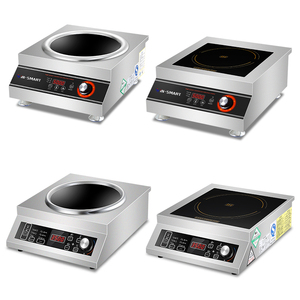 เตาแม่เหล็กไฟฟ้าเชิงพาณิชย์แบบเว้าหรือแบบแบน 3500w/5000w กำลังไฟสูง สำหรับร้านอาหาร เตาปรุงอาหารแบบแผ่นร้อน - Product Image 1
