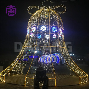 LED Christmas Bell <b>Light</b> Outdoor Holiday Decoration with Motif <b>Lights</b> - Product Image 5
