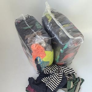 Trapos de Algodón 100% de Colores Mezclados para Uso en Talleres y Maquinaria, Trapos de Limpieza de Algodón de 1KG - Product Image 1