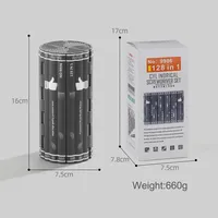 Kit de tournevis multifonctionnel 128 en 1, portable, de précision, pour la réparation de téléphones portables