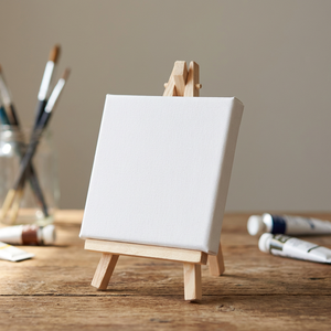 BEST DIY Paint <b>Mini</b> Pre Drawn Outline White Cotton <b>Canvas</b> Digital Printing Pre-Stenciled Design 10x10cm Stretched Painting Board - Product Image 3