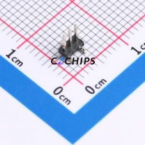 PZ1.27-UL2D-3A Pin Header SMD,P=1.27mm Connector ( Pin Structure: 1x3P )( Pitch: 1.27mm )( Round Pin / Square Pin: Pin Header ) - Product Image 1