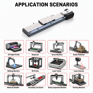 Módulo Lineal de Accionamiento por Correa para Cuarto Limpio, OEM/ODM Personalizado, de Alta Velocidad y Largo Recorrido, para Máquina de Automatización de Empaquetado CNC - Product Image 3