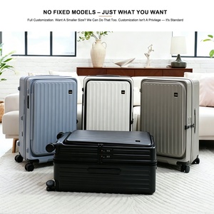 <span class=keywords><strong>Valise</strong></span> rigide à 4 roues pour ordinateur portable, avec serrure TSA, design extensible, poignée souple, durable, écologique, élégante et classique - Product Image 5