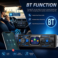 Lecteur MP3 de voiture 2,2 pouces, écran tactile HD, Bluetooth, appels mains libres, égaliseur, radio MP4, lecteur multimédia audio