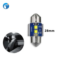 Ampoule LED de voiture JG C5W Canbus 4SMD 2525, lampe de lecture intérieure, Festoon 28mm 31mm 36mm 39mm 41mm, éclairage de plafond