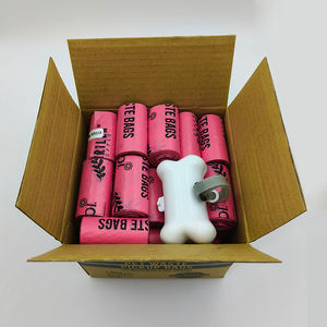Custom Pink Dog <b>Poop</b> <b>Bag</b> with Eco-Friendly <b>Dispenser</b> 50-Roll Compostable Biodegradable Supplies Plastic Pet <b>Poop</b> <b>Bags</b> - Product Image 4