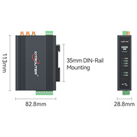 Serveur de port série industriel RS232/RS485, passerelle Ethernet RS485 5G, module d'interconversion Modbus TCP, modules de communication DTU