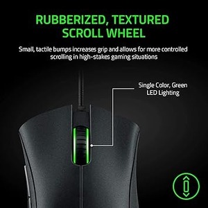 เมาส์เกมมิ่ง Razer DeathAdder Essential เซ็นเซอร์ออปติคอล 6400 DPI ปุ่มตั้งค่าได้ 5 ปุ่ม สวิตช์แบบกลไก ด้ามจับยาง - Product Image 4