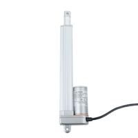 Actionneur linéaire électrique JDR 12V 24V DC 500N Mini Compact Course de 100mm avec interrupteur de fin de course pour la maison intelligente
