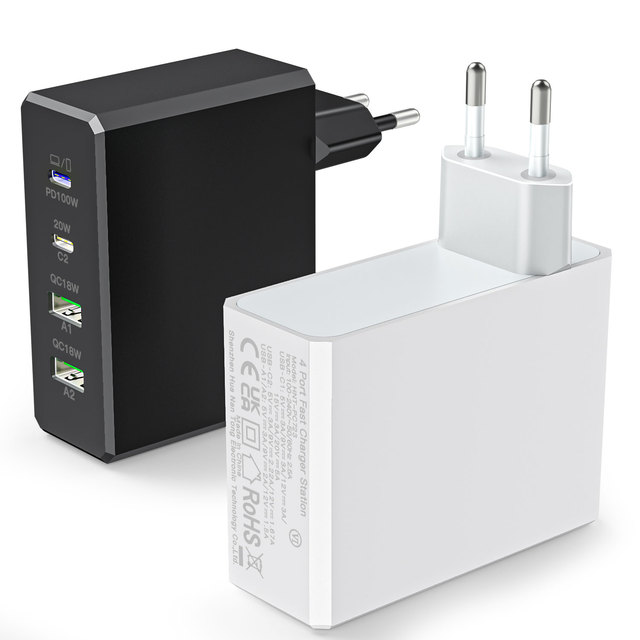 100w High-power Multi-function Desktop Multi-port Charging Station for Mobile Phone Tablet Multi-in-one Charging Socket Charger