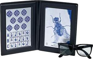 Test muayene kitabı kelebek grafik rastgele nokta ile stereoskopik görüş optik aletler için - Product Image 5