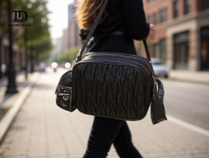 Borsa a Tracolla Imbottita da Donna con Chiusura a Zip per Tutte le Stagioni - Product Image 2