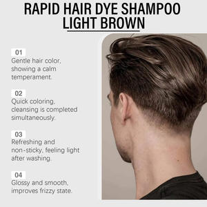 Jaysuing ครีมบำรุงผมกึ่งถาวรสีน้ำตาลอ่อนสำหรับผู้ชายใช้ทุกวันช่วยปกป้อง<span class=keywords><strong>ผม</strong></span>ให้สดชื่นและไม่เหนียวเหนอะหนะ - Product Image 5