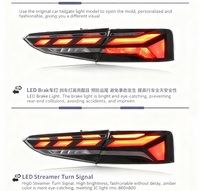 Feux arrière de style RS5 pour Audi A5 S5 B9 2017 2018 2019 2020, assemblage de feux arrière de voiture d'usine A5 S5, clignotants LED automatiques