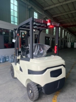 Chariot élévateur électrique contrepoids à quatre roues avec pneus pleins et batterie au plomb-acide, modèle FS-15, équipement de levage