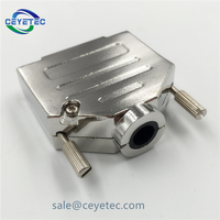 Port parallèle Rs485 Db25 couvercle en alliage de Zinc d-sub vis longue fiche 5w5 couvercle métallique