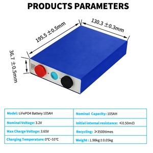 EU kho LiFePO4 50Ah <span class=keywords><strong>100Ah</strong></span> 105ah 120Ah 150AH 160ah lf105 LFP <span class=keywords><strong>Lithium</strong></span> sắt Phosphate Pin cho năng lượng mặt trời nhà lưu trữ năng lượng RV - Product Image 3