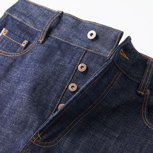 Tessuto Denim Grezzo Selvedge 100% Cotone di Alta Qualità 21oz <span class=keywords><strong>Jeans</strong></span> Fabbrica Cinese OEM ODM <span class=keywords><strong>Jeans</strong></span> Indaco Scuro - Product Image 4