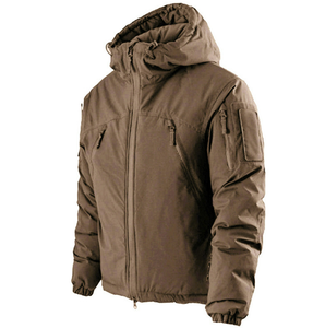 Chaqueta Táctica DF2 CAMO Negra para Hombre, Ropa Táctica, Chaqueta de Invierno Impermeable con Forro Polar y Camuflaje Negro - Product Image 2