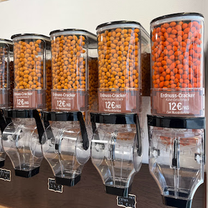 Ecobox 10L Kuruyemiş Kırıcı Kuru Gıda Dağıtıcısı Toplu Gıda Dağıtıcısı Sıfır Atık Mağazası için Ayarlanabilir Akış Hızı - Product Image 1