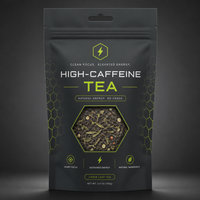 Sachet Doypack de Luxe Personnalisé Mat avec Fenêtre et Fermeture Ziplock pour Thé aux Épices et Emballage Premium de Thé Chai et Épices