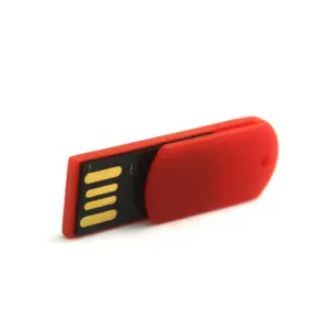 ABS Kunststoff Kunststoff Werbe benutzer definierte Logo Druck Mini-Größe Büroklammer Stil 4GB 8GB 16GB 32GB USB-Disk auf Key-Flash-Laufwerk