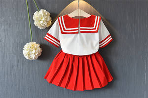 Vestidos de Alta Calidad para Niñas, Vestido Plisado de Boutique, Conjunto de Ropa Infantil Coreana Japonesa en Línea - Product Image 4