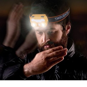 ไฟหน้า XPG แบบชาร์จไฟได้ LED ปรับได้ น้ำหนักเบา ตกปลา ใช้งานกลางแจ้ง ชาร์จ USB พร้อมเซ็นเซอร์ - Product Image 1