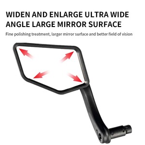 Phổ 360 có thể điều chỉnh phản xạ Bar End gương góc rộng xe đạp cắm gương chiếu hậu - Product Image 2