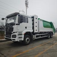 Camion compacteur de déchets à chargement arrière CIMC 20 CBM, camion de collecte de déchets hydraulique, camion de compression des ordures