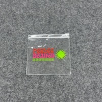 Sac à fermeture éclair refermable en PVC mini, personnalisé, écologique, translucide, givré, transparent, pour organiser les petits articles d'affaires