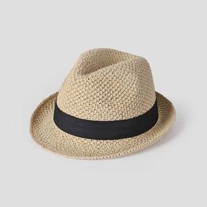 2025 New Arrival Summer Retro Paper <b>Straw</b> Fedora <b>Hat</b> Casual Holiday Travel Hand Crochet <b>Straw</b> <b>Hat</b> for Women <b>Men</b> - Product Image 2