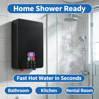 Chauffe-eau électrique sans réservoir 5500W, boîtier en plastique, économe en énergie, pour usage domestique, salle de bain, appartement