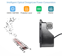 Escáner de Código de Barras Integrado USB Rakinda 2D QR de Alto Rendimiento