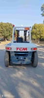 Montacargas Diésel Usado ISUZU de 10 Toneladas con Neumáticos Sólidos, Original de Japón TCM FD100, Entrega Rápida