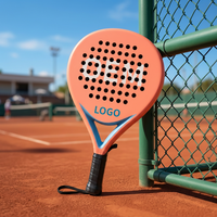 Raquette de padel en fibre de carbone + mousse EVA de conception personnalisée OEM pagaie de tennis raquette de sport de plein air professionnelle directement en Chine