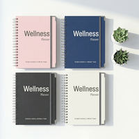 Carnet de bien-être personnalisé, planificateur de gratitude et de manifestation, impression de cahier à spirale