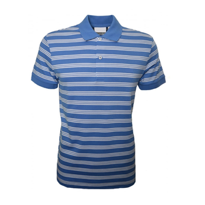 เสื้อยืดโปโลลายทางสำหรับผู้ชาย,เสื้อโปโลแขนสั้นลายทางสวมใส่สบายขายส่งคุณภาพสูงไซส์พิเศษสำหรับผู้ชายปี2023 - Product Image 1