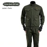 Tenue Tactique Camouflage Jungle – Ensemble Rip-Stop Durable et Respirant en Coton pour l'Alpinisme et la Pêche