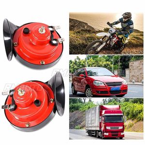 2 klaxons pneumatiques 120 dB pour voiture, klaxon électrique 12 V en forme d'escargot, alarme sonore puissante pour bateau, moto, klaxon de voiture à double tonalité, signal sonore puissant - Product Image 6