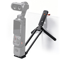 K&F Concept Gimbal Kamera 1/4" Mantis Expansion Bracket Back Panel Magnetic Quick Mount 2-in-1 Mini Tripod & Tongkat Selfie