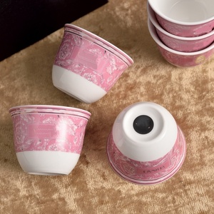 Taza de Café Turca con Diseño de Cisne Europeo, Taza de Té Mini de Porcelana Fina, Apta para Lavavajillas y <span class=keywords><strong>Microondas</strong></span>, Gran Venta en Oriente Medio - Product Image 3