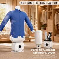 Máquina de Planchado Automática Portátil Mini, Secadora de Ropa con Aire Caliente, Eliminador de Arrugas de Ropa con Manos Libres, para Camisas, Pantalones y Vestidos