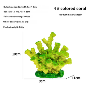 Hars Koraal Rif <span class=keywords><strong>Aquarium</strong></span> <span class=keywords><strong>Aquarium</strong></span> <span class=keywords><strong>Aquarium</strong></span> <span class=keywords><strong>Aquarium</strong></span> Decoratie Ornamenten Kleurrijke Boxed Marine Tank Landscaping Ijzeren Takken - Product Image 5